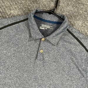 Nike Golf Tour Performance Polo Shirt Mens Large Blue Short Sleeve Outdoor